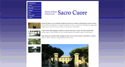 Desktop Screenshot of casaperferiesacrocuore.it